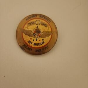 Aerospace Machinists 1985 Pin